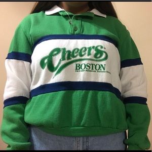 vintage green sweater